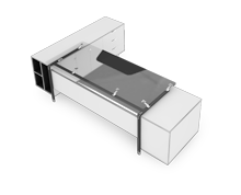 میز-مدیریت-عامل-صفحه-شیشه-ای-یونیکا-تیپ-2158-41 -  - https://mohitara.com