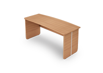 میز-کارمندی-فرم-دار-کوئیک-تیپ-3643-41 -  - https://mohitara.com